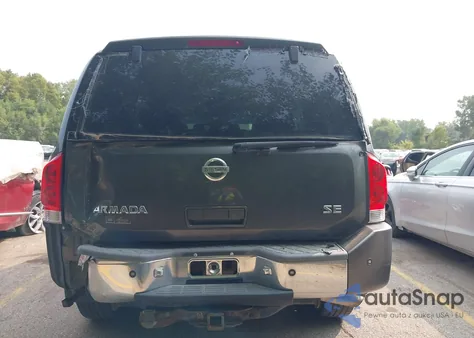 2007 Nissan Armada Se z USA, uszkodzony, nr VIN 5N1BA08C77N714088